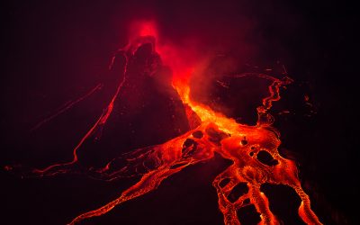 Volcanic devastation in Goma.